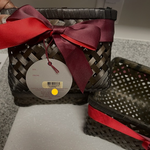 NWOT A Beautiful Brown 3 pc Gift Basket Carefully Crafted for Bath & Body works! - Picture 7 of 12